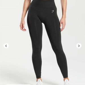 Seamless black gymshark leggings
